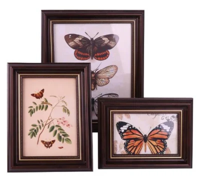 Natura Walnut Wood Famiglia matrimonio Foto cornice display