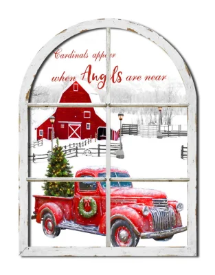 Natale Snowman Murale Wall Art luci LED Canvas Art personalizzato Natale divano Wall Art