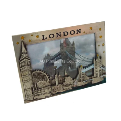 Vendita all&prime;ingrosso Natale Logo Natale regali metallo Picture Photo Frame (50)