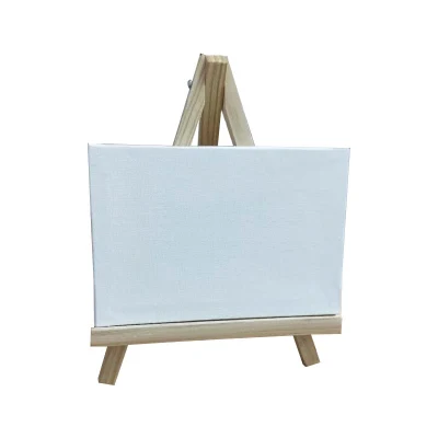 Fast Delivery cornice in legno tela allungata tela verniciata prestampata Tela per dipingere per i bambini