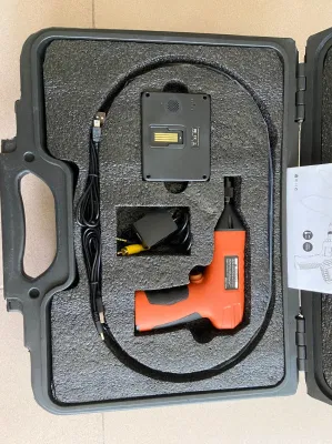 Endoscopio video portatile con sonda da 3,9 mm, tubo a serpente da 5 m, display da 3.5′ ′, impermeabile IP67