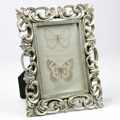 Custom cuore-forma amore matrimonio cornice foto resina antica Home foto Telaio