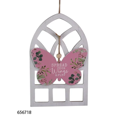 Forma farfalla legno Primavera Giardino blocco placca souvenir personalizzato regali