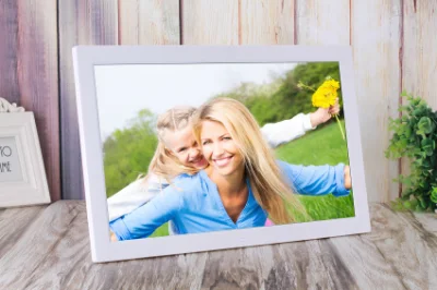 Bellissima cornice video fotografica digitale da 18,5 pollici per promozione marketing