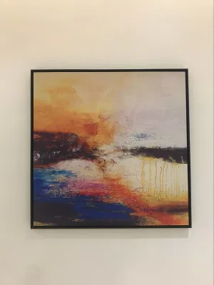 Cornice a olio da 60*90cm e tela a olio
