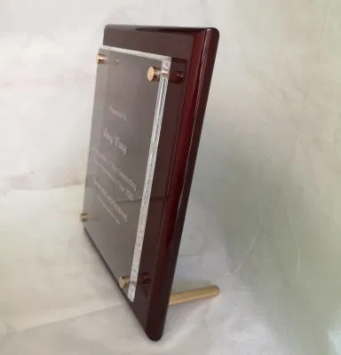 Rosewood High Gloss Finish placca in legno con acrilico