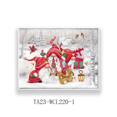 Arredamento Casa LED luce parete Arte Camera da letto Ufficio fuori cornice Canvas Print telaio galleggiante Europa cornice stile Living imballaggio