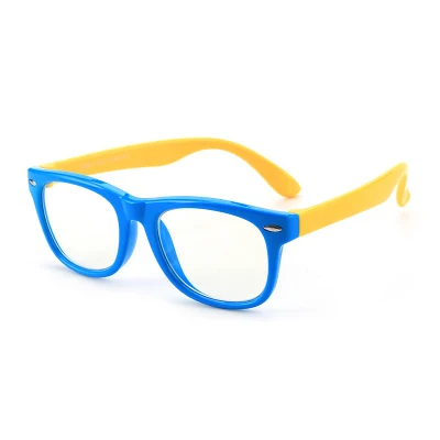 Higo Wholesale 2021 nuovo modello Kids cute computer Anti Blue Occhiali da vista per bambini Occhiali da vista ottica