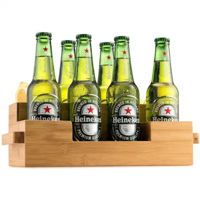 Portabottole in bambù Portabottole Set di vasetti in legno Articoli argenteria Portabottole in ceramica Per cucchiai coltelli Forks tovaglioli bastoncini Condimenti caffè a 10 scomparti