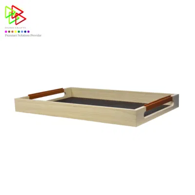 Vassoi di servizio di legno di stoccaggio Homev decorativo Hot Selling