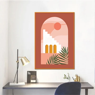 Modern Abstract Poster decorazione tela 3 pezzi cornice parete Arte