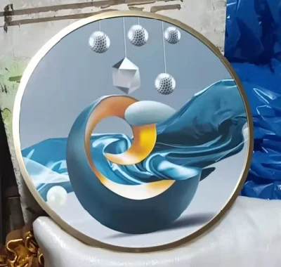 Piccolo Cartoon decorazione domestica Cristallo Pittura d&prime;arte porcellana Stampa