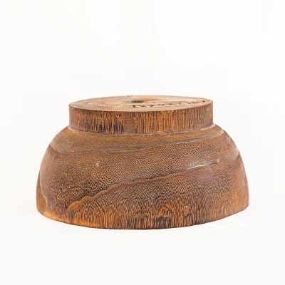 Wood Round Bowl perfetto per frutta, caramelle, antipasti, spuntini e salsa bello con la vostra cucina