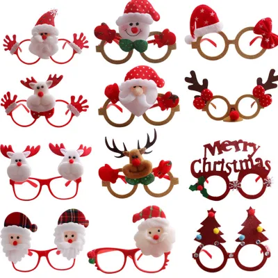  Natale Occhiali da decorazione Bambini Snowman telaio in occhiali