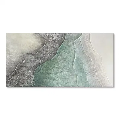 Pittura astratta 3D con trama dipinta a mano