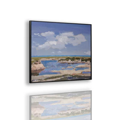 Hot Selling telaio galleggiante Wall Art Paesaggio Picture Print Home Decorazioni in tela Wall Art