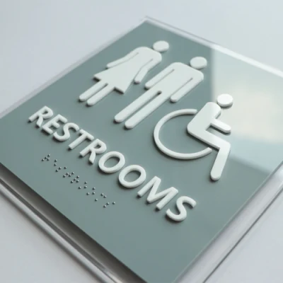 Personalizzato moderno segno Casa numero porta Via Indirizzo effetto vetro Placca acrilica