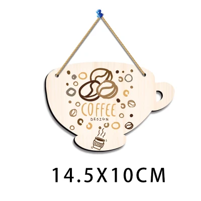  Forma della tazza metallo / segno di legno