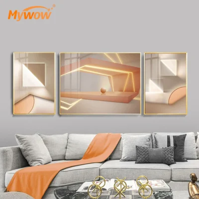 Donna moderna con Hat Artwork Pittura per arredamento domestico