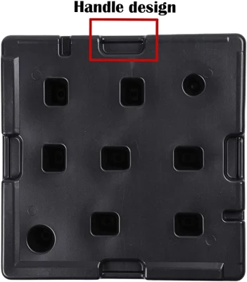 SUPPORTO ombrello con base ad ombrello, base ad acqua, DA 200 lb, QUADRATO Adatto per tutti i tipi di piastrelle a croce