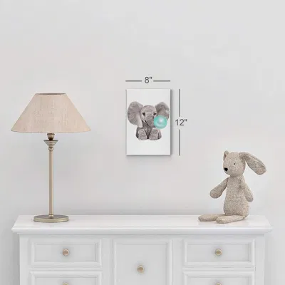 Animal Bubble Gum Art Canvas Stampa acquerello Pittura Wall Art Per decorazione domestica