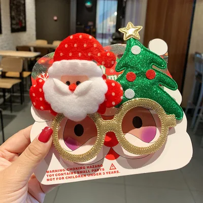Nuovi occhiali decorativi natalizi Cornici per occhiali Santa Moose