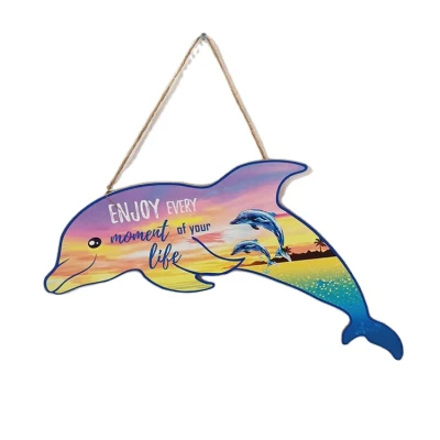 Stampa personalizzata direzione relax Mark legno MDF Beach Sign Hanging Cartello