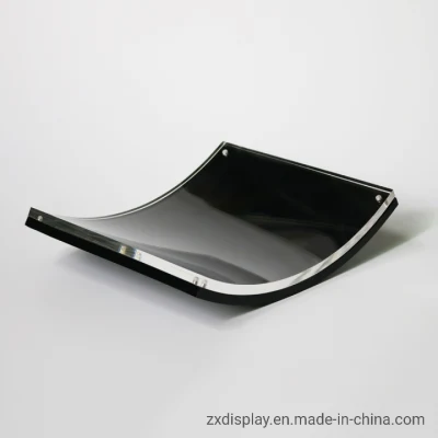 Cornice per display curvo in acrilico da tavolo per Wedding Photo Display