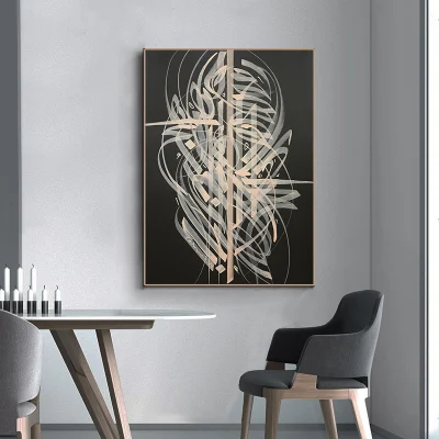 Abstract Animal Horse 2 pezzi Set cornice immagine tela moderna Wall Art Stampa personalizzata a buon mercato decorazione camera dipinto ad olio Arte