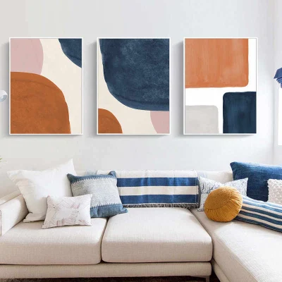 Tele astratte Wall Art Stampa incorniciata Picture Pittura Home Room Decorazioni moderne Wall Art Set arredamento per esposizione fotografica