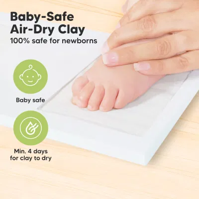 Baby handprint e footprint cornice