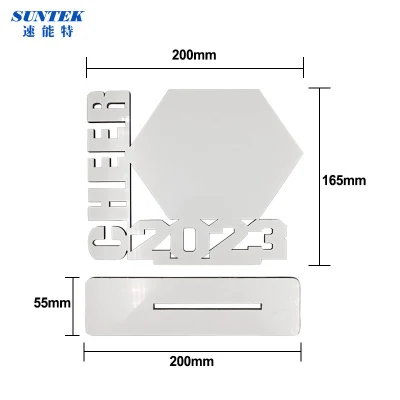 Nuovi regali Blanks sublimazione più economici Foto cornice trasferimento di calore fai da te Sublimazione MDF Photo Frame