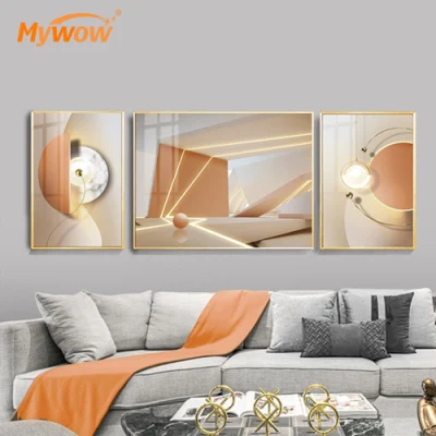 Donna moderna con Hat Artwork Pittura per arredamento domestico