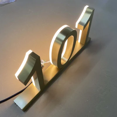 Cartello segnaletico luminoso all&prime;ingrosso numeri di casa LED