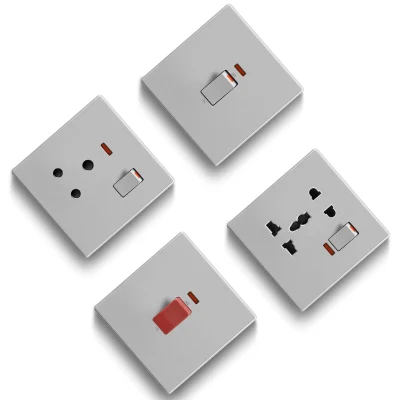 Connettore femmina per interruttore multifunzione 13A, trendy, IEC Saudi Sm con 2 USB