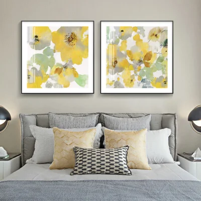 Fiore Floral Abstract tela muro Arte pittura Casa moderna Decorazione Stampa incorniciata immagine Mostra personalizzata a basso prezzo Arte