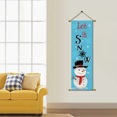 Il nuovo design del LED Home decor illumina il LED Picture Design Scroll Poster parete Hanging cornice in legno