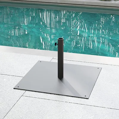 Ombrello patio con stativo in ghisa bronzo per impieghi pesanti da 50 kg Base per esterni