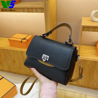 Sacchetti a croce larghi in argento scontati sacs Luxe Designer Black Borse in pelle