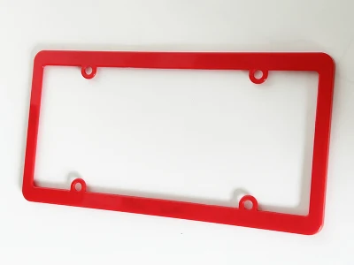 Licenza personalizzata in plastica di dimensioni standard per auto USA con logo stampato inciso Telaio piastra