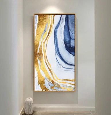 Custom Abstract High End Floating Frame Wall Art di grandi dimensioni Pittura di tela per decorazione domestica