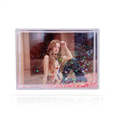Cornice fotografica Love con glitter