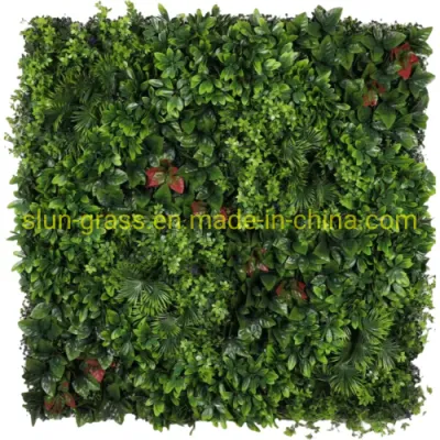 Pianta artificiale parete Fiori Anti UV Boxwood Hedge pianta muro Decorazioni plantes