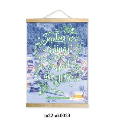 Poster Hanger Canvas Wall Art Stampa a buon mercato Casa decorazione Hanging Poster immagine ispirato citazioni soggiorno Cafe