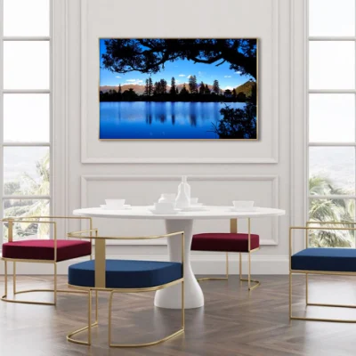 Esclusiva fabbrica personalizzata Vista lago originale PS Frame tela pittura Stampe poster d&prime;arte della parete all&prime;ingrosso Wall Art per arredamento domestico