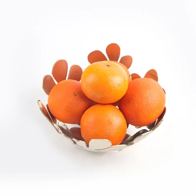 Acciaio inossidabile Moda Design decorativo frutta Bowl