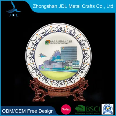 Le targhette commemorative in oro e argento con logo personalizzato in fabbrica sono stampate vuote Flexi Trophy Plate souvenir decorazione DEC