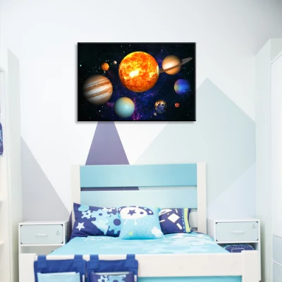 La pittura decorativa Planet LED Canvas è adatta per la stanza dei bambini Insegnamento interno