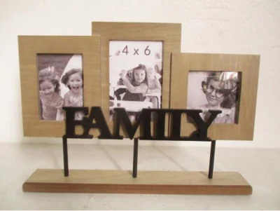 Nuova cornice fotografica MDF da collage per decorazione domestica per la famiglia Arredamento Casa tavolo impostazione &amp; Famiglia cornice fotografica