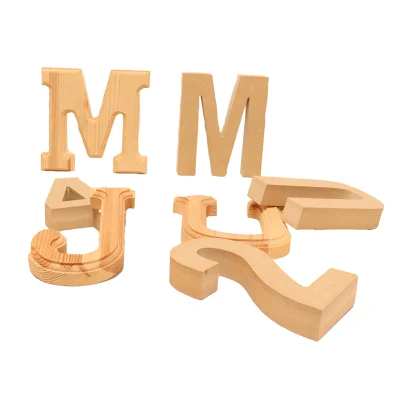 Prezzo basso Vendita a caldo legno/legno muro Hanging decorazione alfabeto lettere